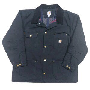 Carhartt Black Coat Size 3X Black Chore Jacket Like New